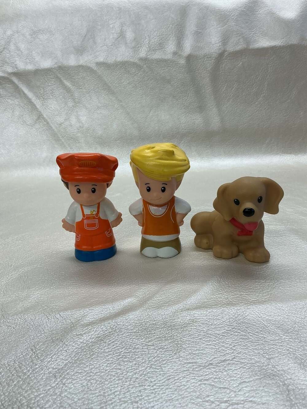 Fisher-Price Little People Eddie Figure Set with Worker and Puppy